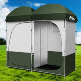 NNETM Double Camping Shower Tent – Portable Privacy Toilet & Changing Room