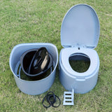 NNETM Compact Deluxe Portable Toilet for Camping & Travel