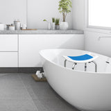 NNECW Adjustable Lightweight Shower Bench with Padded Seat & Built-in Handle