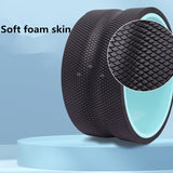 NNETM 3pcs Premium TPE Yoga Stretching Wheel Set(Black)