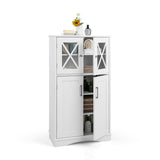 NNECW Bathroom Storage Cabinet with Adjustable Shelves for Bathroom