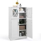 NNECW Bathroom Storage Cabinet with Adjustable Shelves for Bathroom