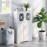 NNECW Bathroom Storage Cabinet with Adjustable Shelves for Bathroom
