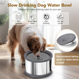 NNETM Extra Large Spill-Proof Dog Water Bowl