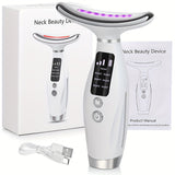 NNETM Neck & Face Massager Heated Skincare Tool (7-in-1)