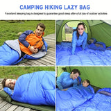 NNETM Camping Sleeping Bag Thick Warm for Cold Weather