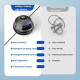 NNETM Smart Wireless Jump Rope with Music - Black