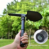 NNETM Lightweight Foldable Multi-Tool Steel Shovel for Outdoors