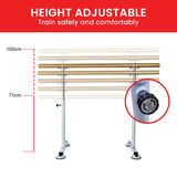 NNEDPE Freestanding Ballet Barre - 1.5M