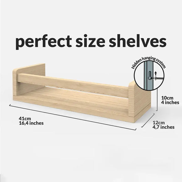 NNETM Chic Hanging Book Shelf: Elevate Your Book Display
