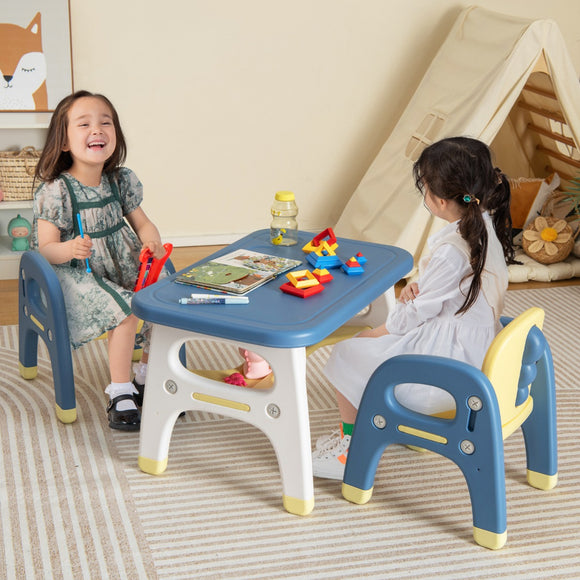 NNECW Kids Table and Chairs Set with Ideal Size for Boys & Girls