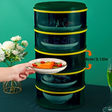 NNETM Stackable Mint Green Food Storage Covers (5-Layer)