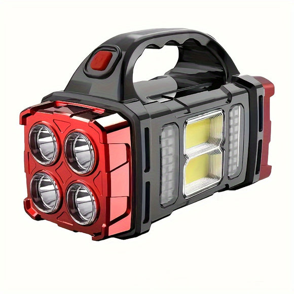 NNETM Portable LED Solar Camping Lantern Rechargeable Flashlight