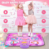 NNETM Kids LED Musical Dance Mat with 6 Game Modes