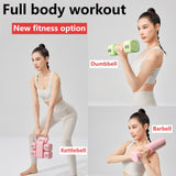 Multifunctional Dumbbells 2in 1 Home Dumbbell Kettlebells Adjustable Weight Training Kettlebells Adjustable Dumbbell & Kettlebell 0-5kg Instant Mode Switching No Battery Needed Compact Home Gym for Light Strength & Rehab