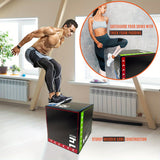 NNETM Versatile 3-in-1 Jump Box & Fitness Step(Black)