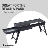 NNEDPE Portable Charcoal BBQ Grill Barbecue