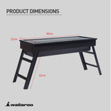 NNEDPE Portable Charcoal BBQ Grill Barbecue