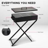 NNEDPE Charcoal BBQ Grill - Adjustable Height