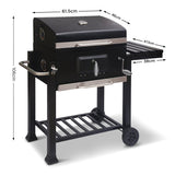NNEDPE Square Outdoor Barbecue Grill BBQ