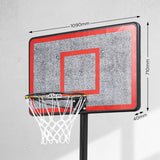 NNEDPE Height-Adjustable Basketball Hoop Backboard Portable Stand