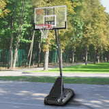 NNEDPE Portable Basketball Hoop System 2.3 to 3.05m for Kids & Adults