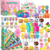 NNETM 120pcs Easter Basket Filler Set with Colorful Eggs