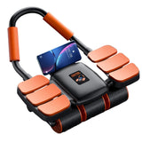 NNETM Eight-Elbow Ab Wheel Trainer – Anti-Tip Multi-Wheel Core Workout Roller for Home Fitness