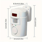 NNETM Wireless PIR Motion Sensor Alarm System (4 pcs)