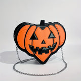Halloween Women’s Pumpkin Shoulder Bag – Orange