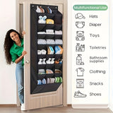 NNETM 24-Compartment Foldable Shoe Organizer (8-Layer)