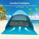 NNETM Pop-Up Beach Tent with UV Protection