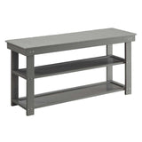 NNEDPE Maeve Shoe Storage Bench - Grey