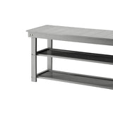 NNEDPE Maeve Shoe Storage Bench - Grey