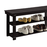 NNEDPE Maeve Shoe Storage Bench - Black