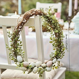 NNETM Easter Egg Wreath Wall Decoration