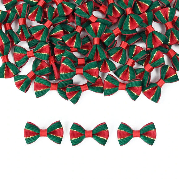 NNEOBA Handmade Christmas Satin Ribbon Bows