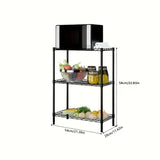 NNETM Heavy-Duty Metal Kitchen Storage Rack