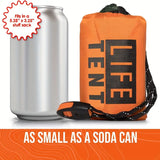 NNETM Outdoor Insulated Emergency Tent for 2 Persons