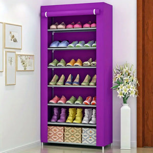 NNETM Safeguard your shoes with this dust-proof cabinet, keeping them clean and organized