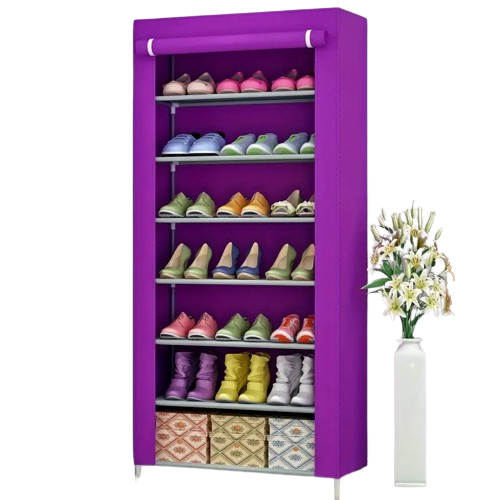 NNETM Safeguard your shoes with this dust-proof cabinet, keeping them clean and organized