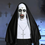 NNETM Nun Mask Horror Costume for Adults