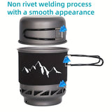 NNETM Portable Outdoor Stove with Pot & Ignition