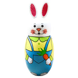 NNETM Wooden Cartoon Rabbit Dolls Set for Kids