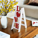 NNETM Valentine Love Word Art Red Tabletop Decoration