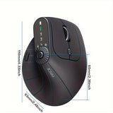 NNETM Vertical Ergonomic Wireless Mouse LED Screen