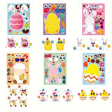NNETM Easter Bunny Stickers Set for Egg Decorating & Crafts