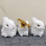 NNETM Classic Easter Bunny Decoration Battery-Free Traditional Style