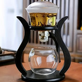 NNETM Lazy Kung Fu Glass Teapot Set with Infuser