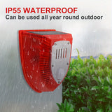 NNETM Solar Motion Alarm with Dog Bark & Gunshot Sound (3 pcs)
